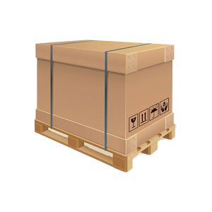 Heavy Duty Corrugated Box with Wooden Pallet